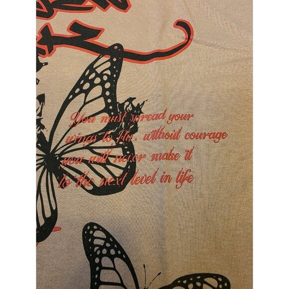 Fashion‎ Nova Womens Size XS Graphic Tee New York in Bloom Taupe Short sleeves - Picture 5 of 9